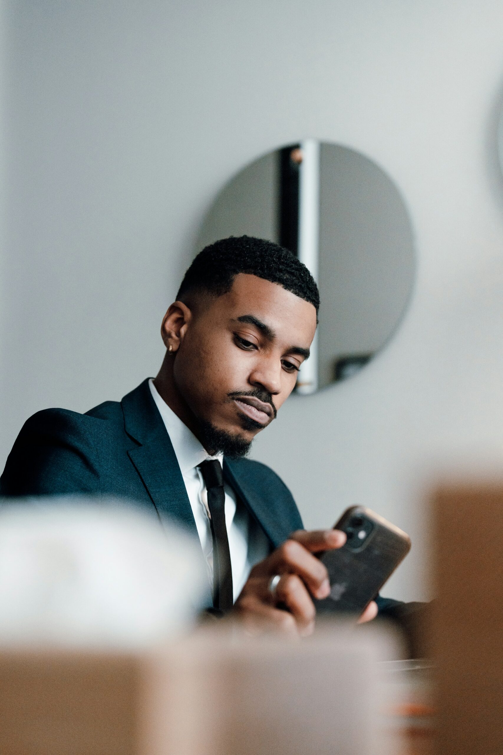 Professional working in a business environment